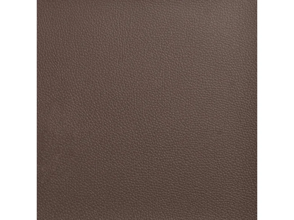 Bed "Viana" met matras kunstleer bruin 180x200 cm