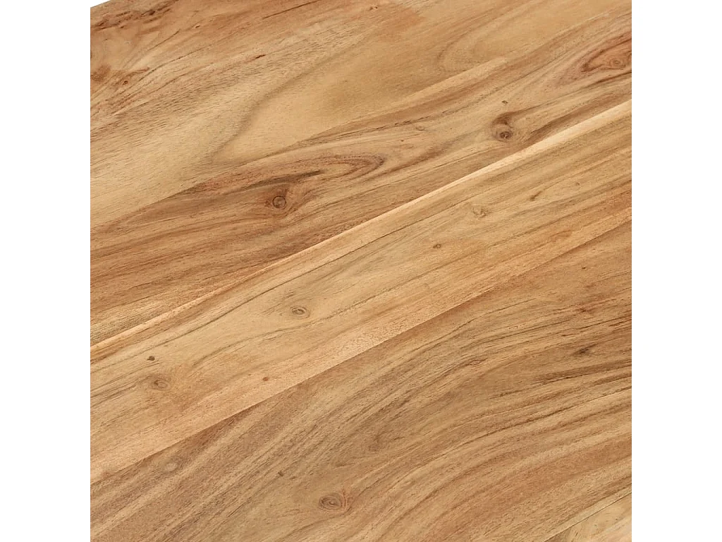 Tavolino da Salotto 110x55x35 cm in Legno Massello di Acacia