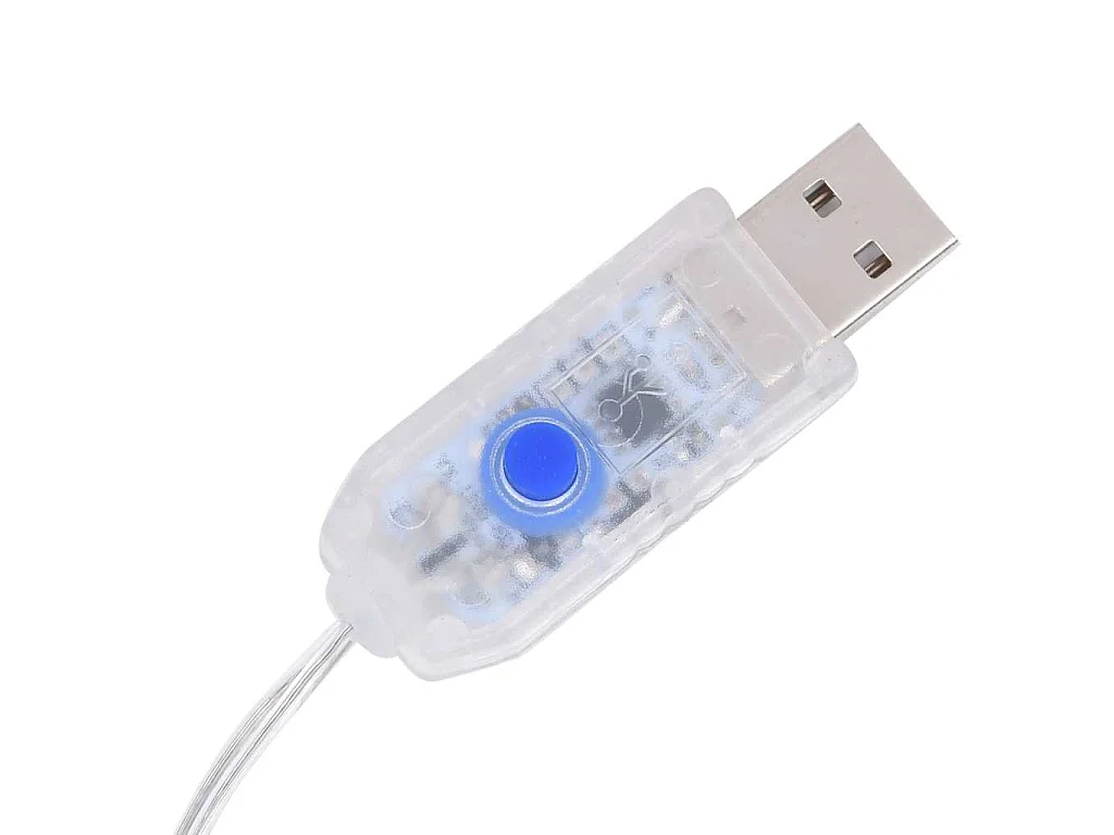 Guirlande lumineuse étoile et lune avec télécommande 138 LED
