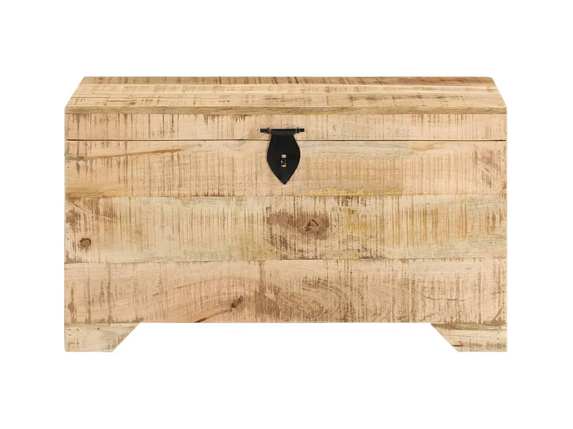 Opbergkist massief ruw mangohout