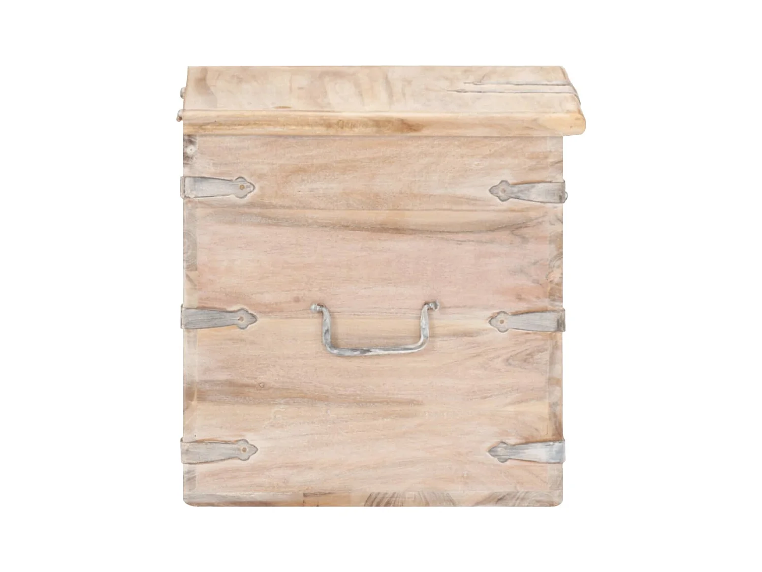 Coffre 40x40x40 cm Bois d'acacia solide