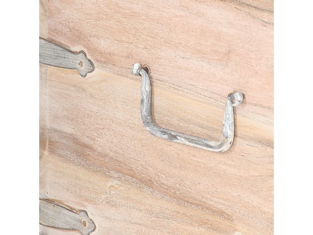 Coffre 40x40x40 cm Bois d'acacia solide