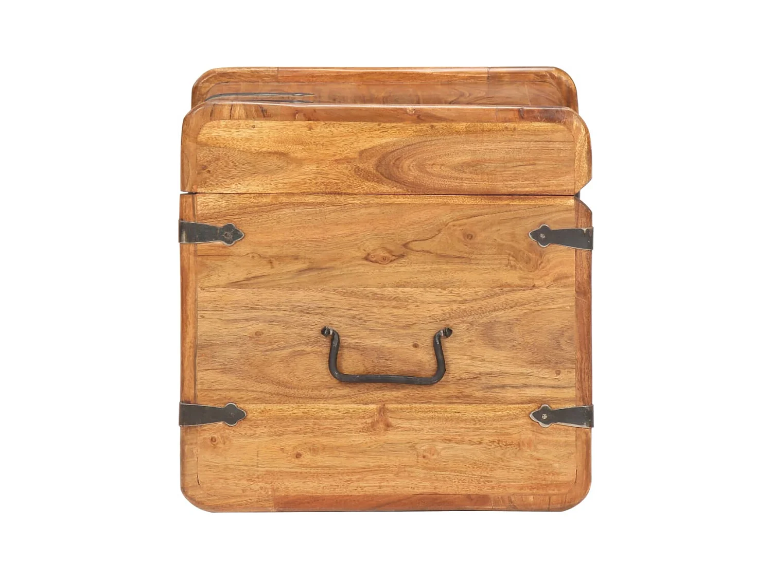 Coffre 40x40x40 cm Bois d'acacia solide