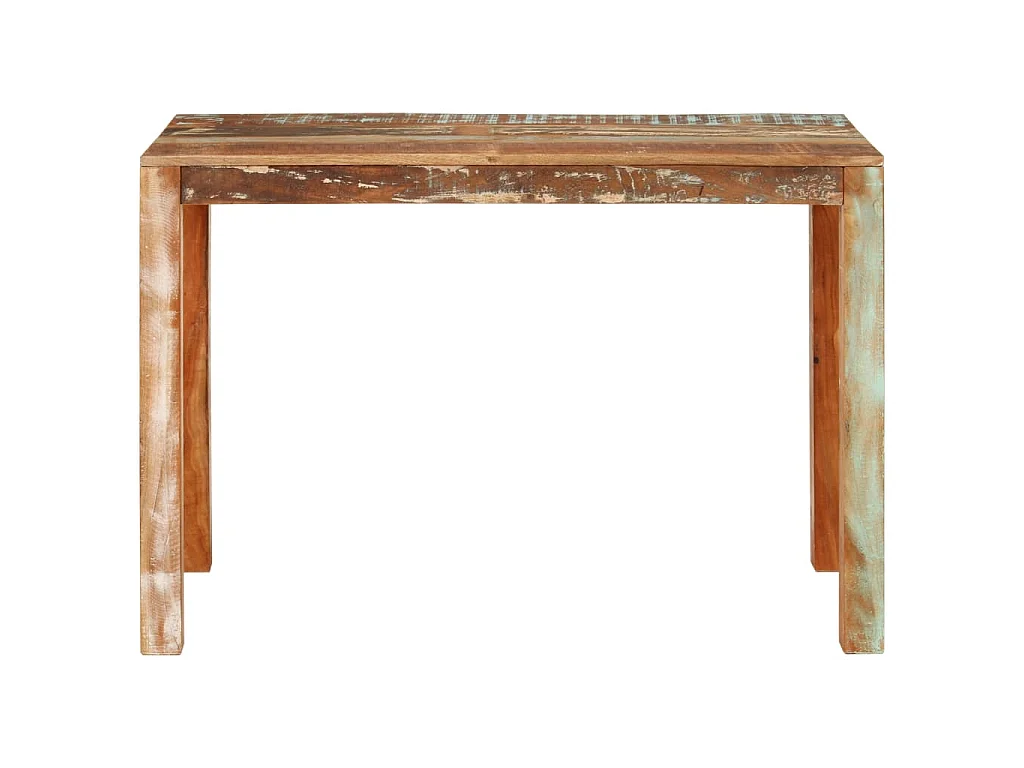 Table de salle à manger 110x55x76cm Bois massif de récupération