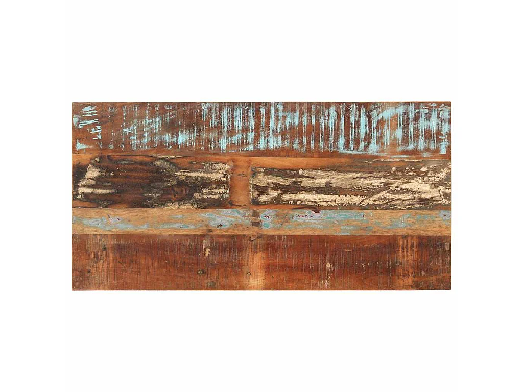 Tavolo da Pranzo 110x55x76 cm in Legno Massello di Recupero
