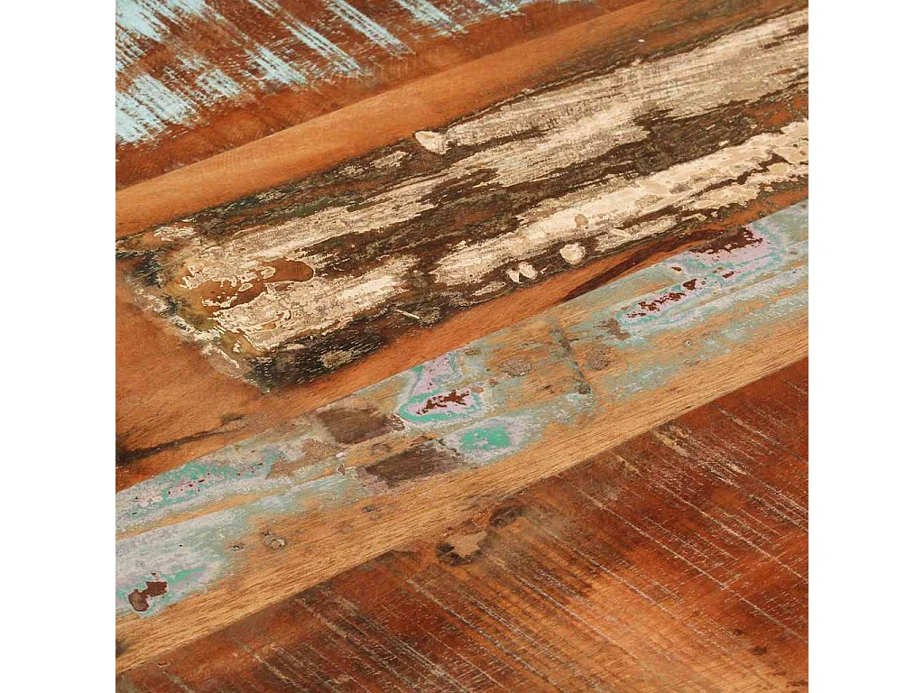 Tavolo da Pranzo 110x55x76 cm in Legno Massello di Recupero