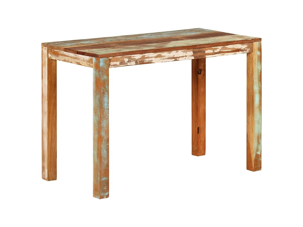 Mesa de comedor madera maciza reciclada 110x55x76 cm