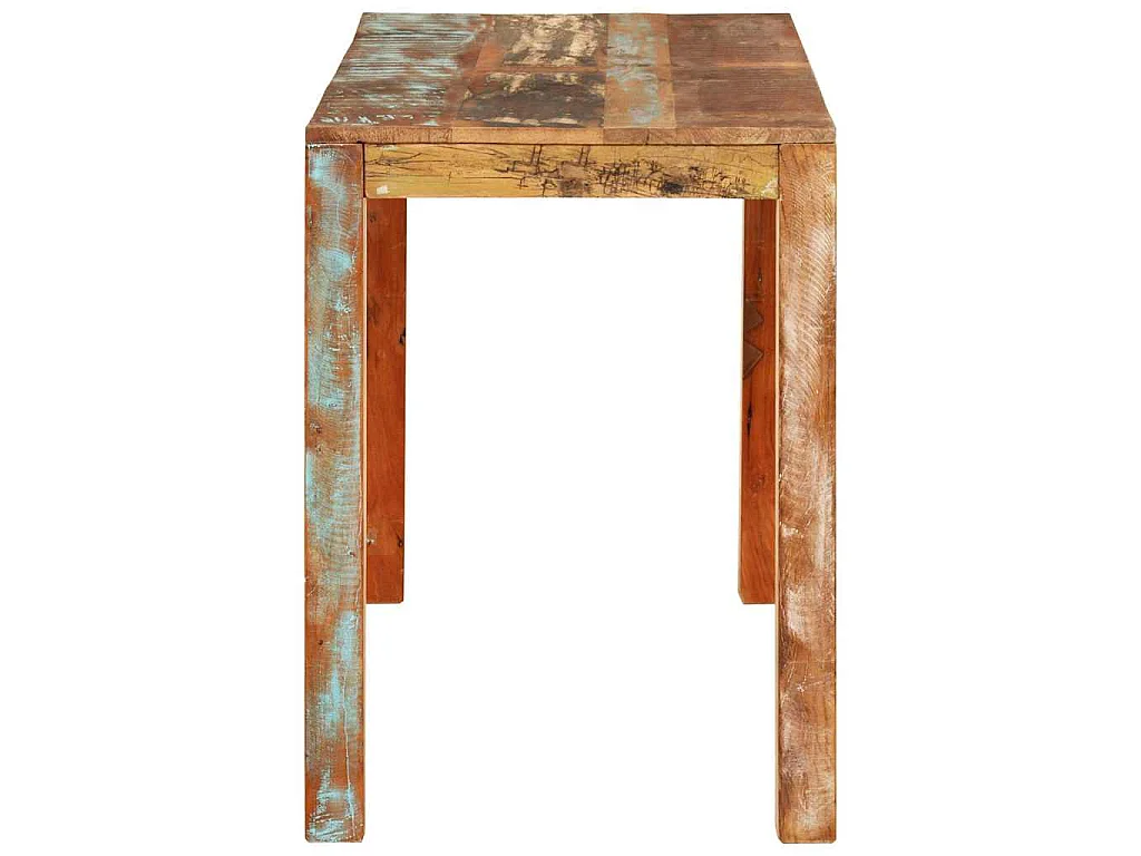 Mesa de comedor madera maciza reciclada 110x55x76 cm