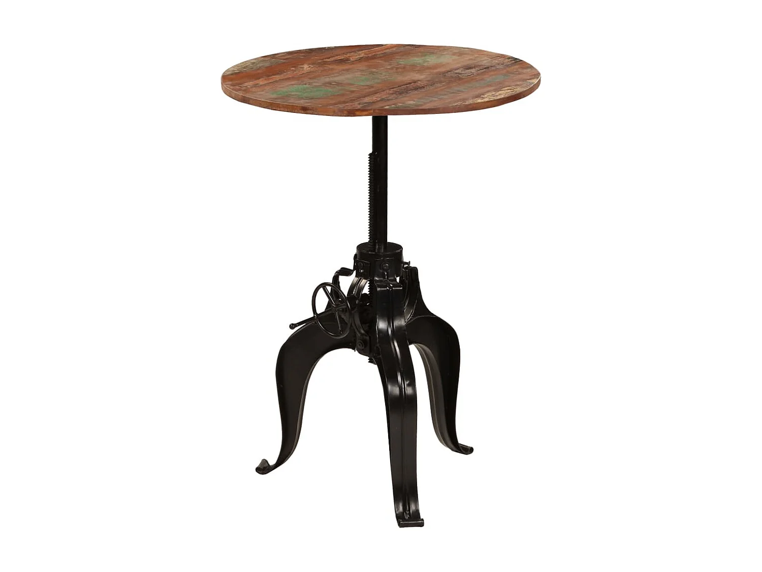 Table de bar Bois de récupération massif 75x(76-110) cm