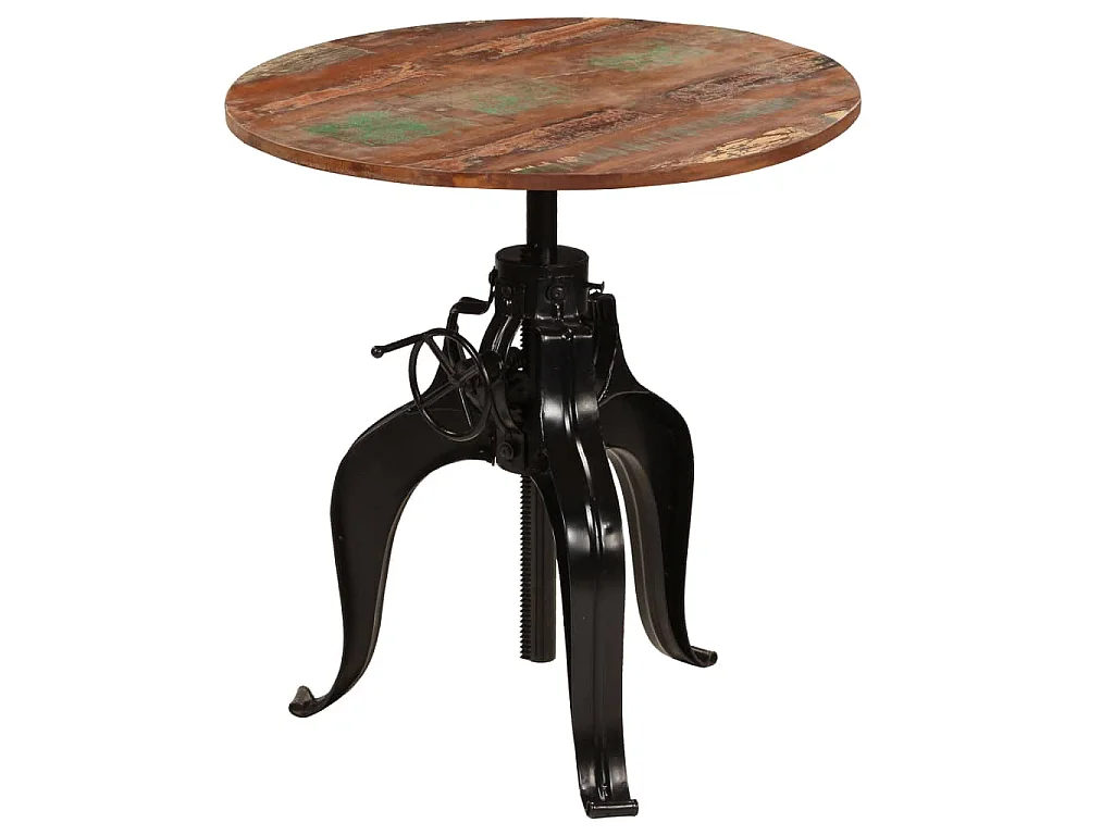 Table de bar Bois de récupération massif 75x(76-110) cm