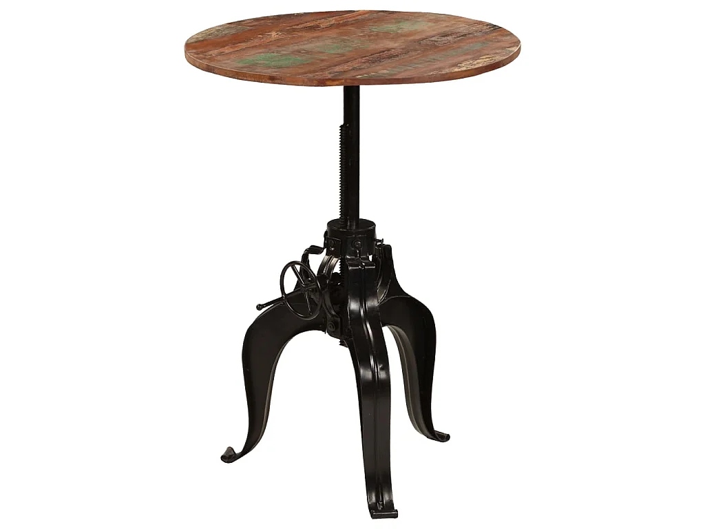 Table de bar Bois de récupération massif 75x(76-110) cm