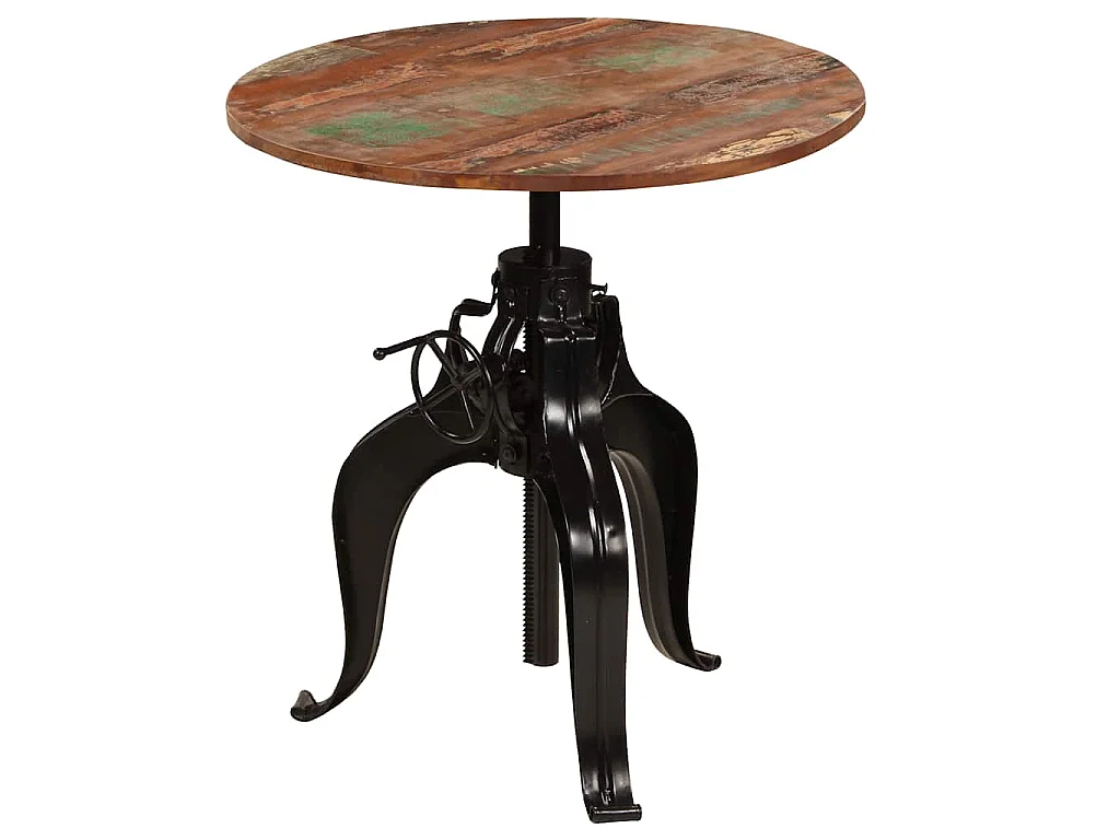 Table de bar Bois de récupération massif 75x(76-110) cm