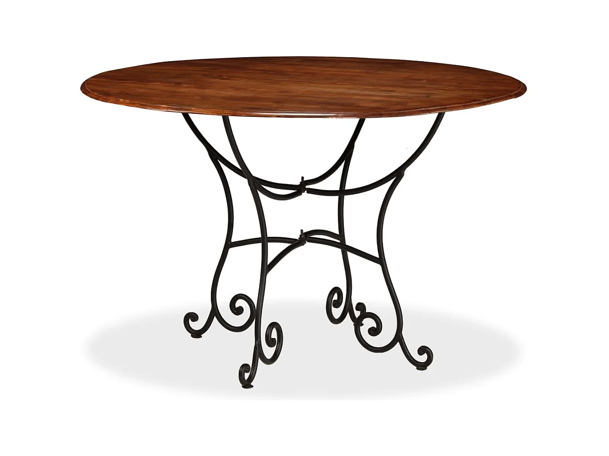 Table de salle à manger Bois acacia avec finition miel 120x76cm