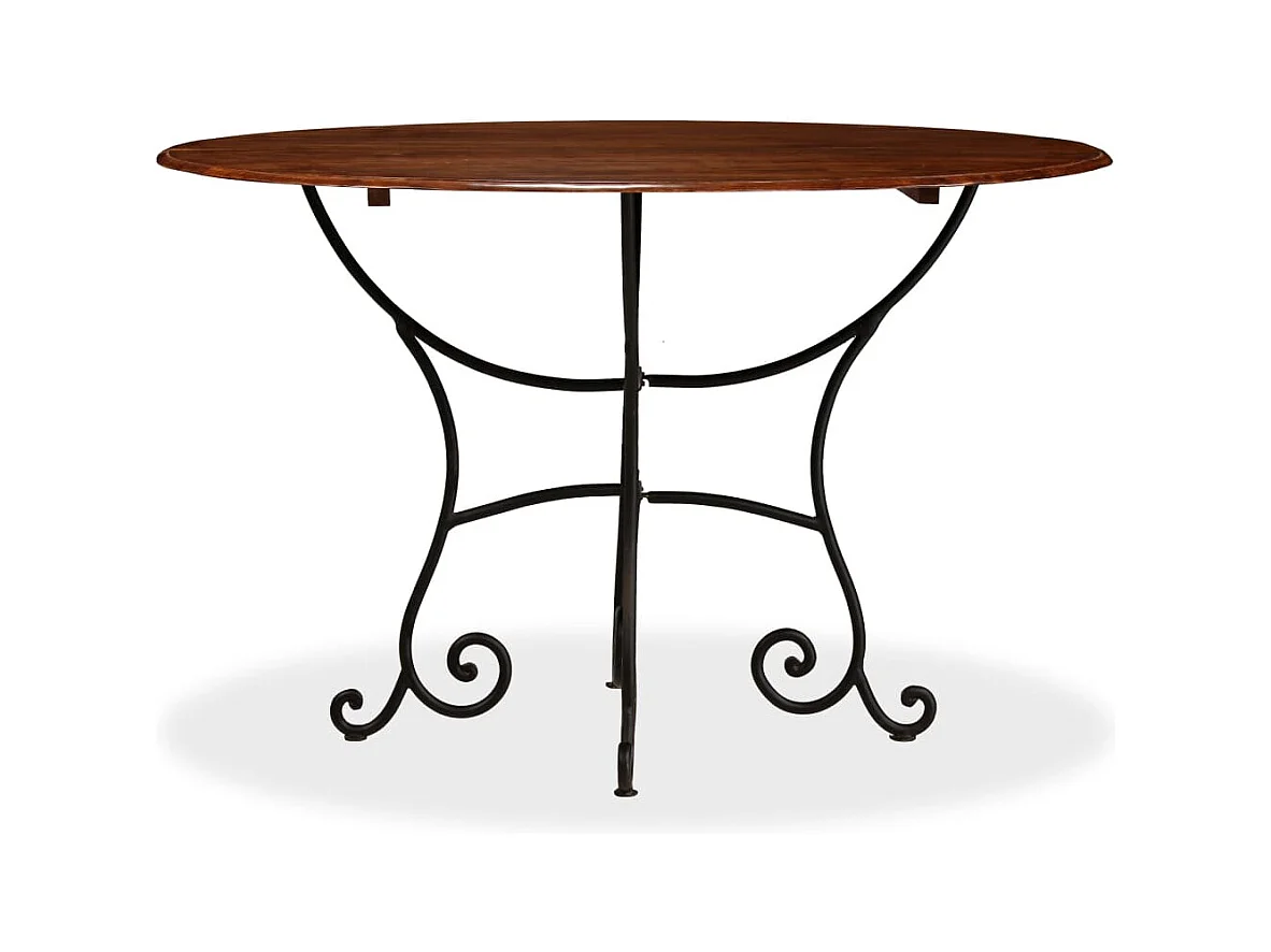 Table de salle à manger Bois acacia avec finition miel 120x76cm