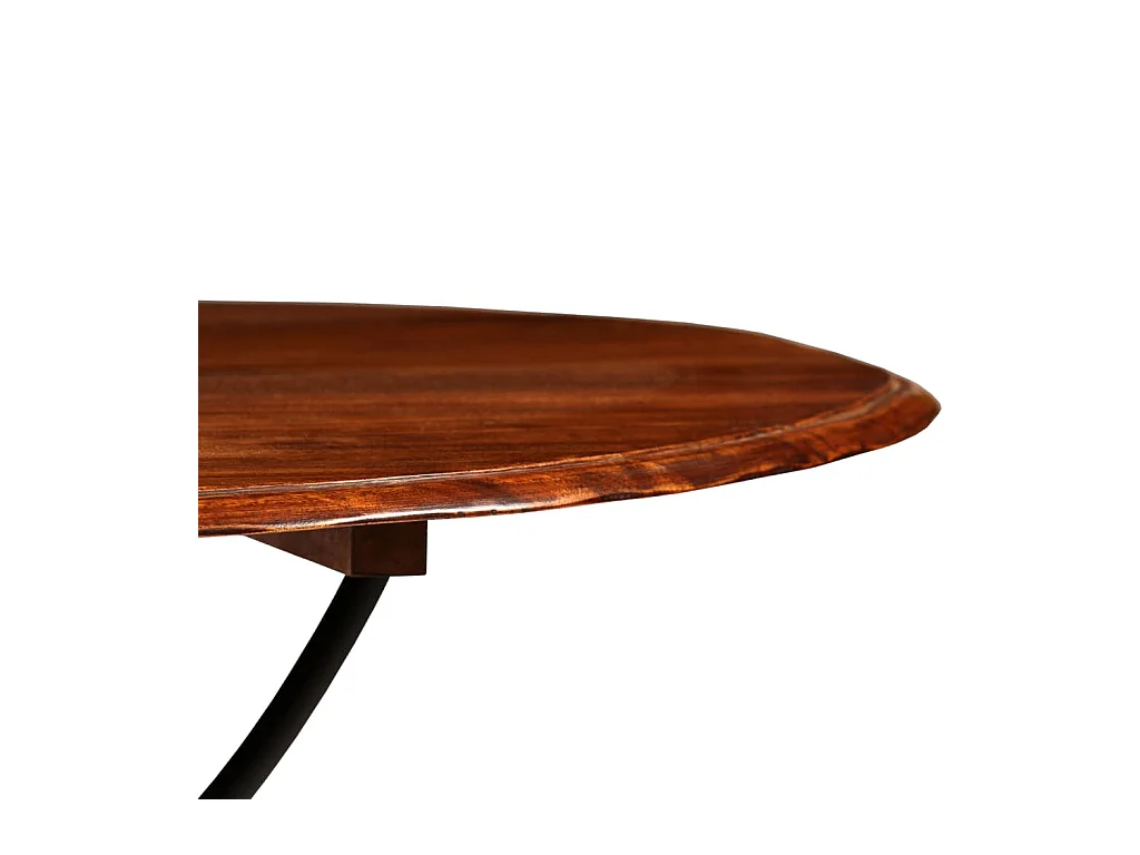 Table de salle à manger Bois acacia avec finition miel 120x76cm
