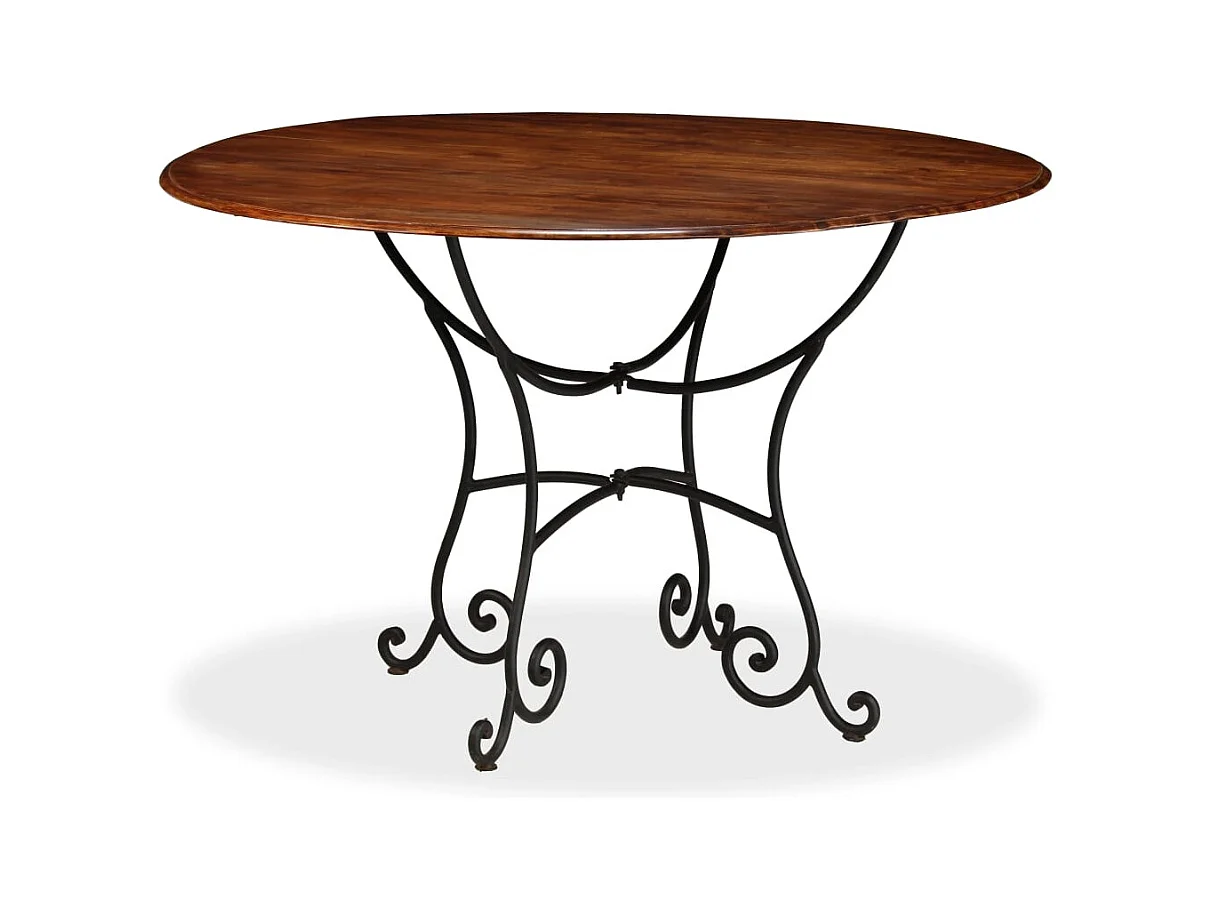 Table de salle à manger Bois acacia avec finition miel 120x76cm