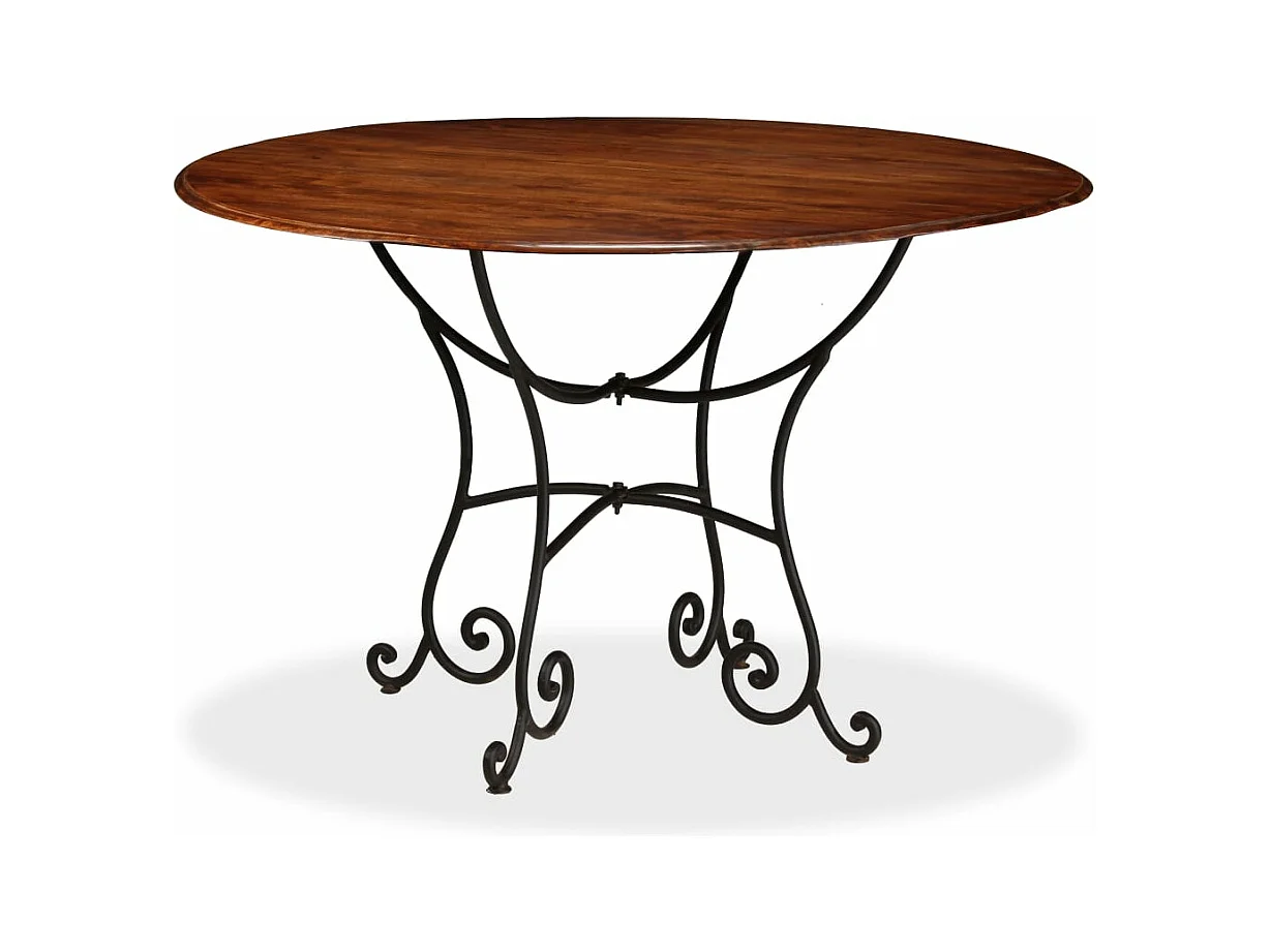 Table de salle à manger Bois acacia avec finition miel 120x76cm
