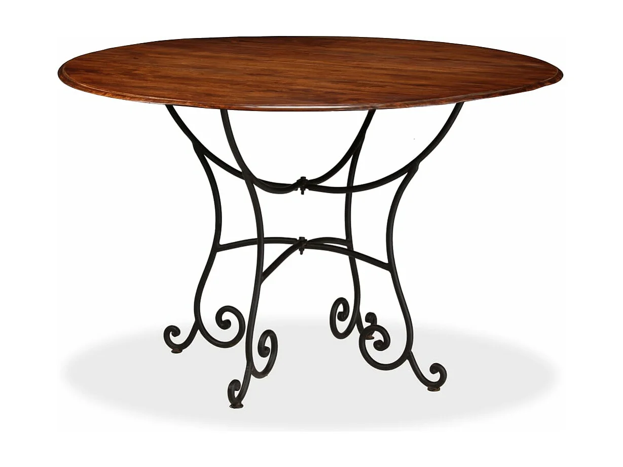 Mesa jantar acácia maciça c/ acabamento a mel 120x76 cm