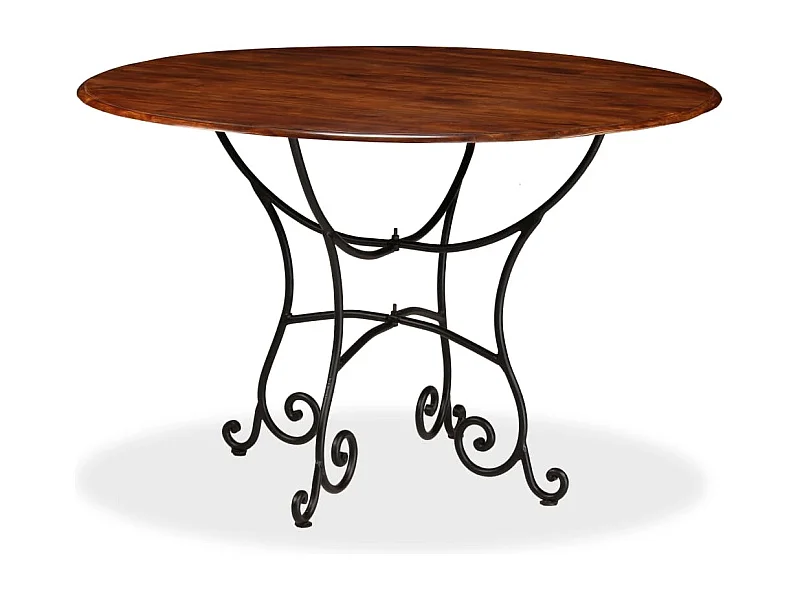 Mesa jantar acácia maciça c/ acabamento a mel 120x76 cm