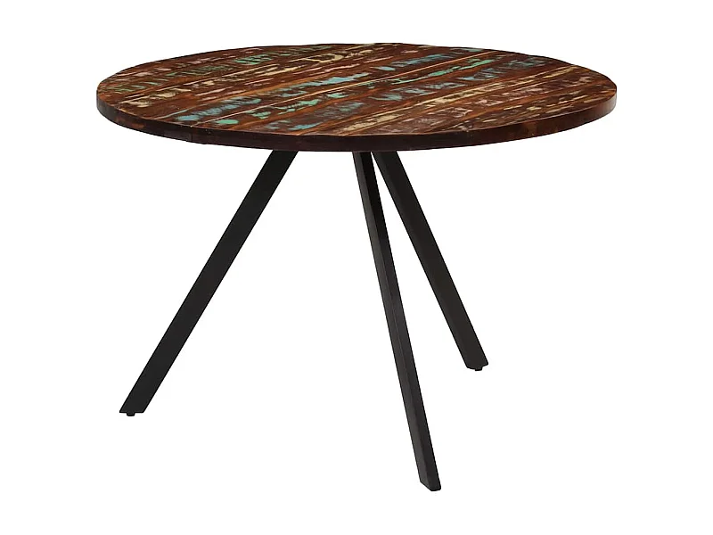 Table à manger 110x75 cm Bois massif de récupération