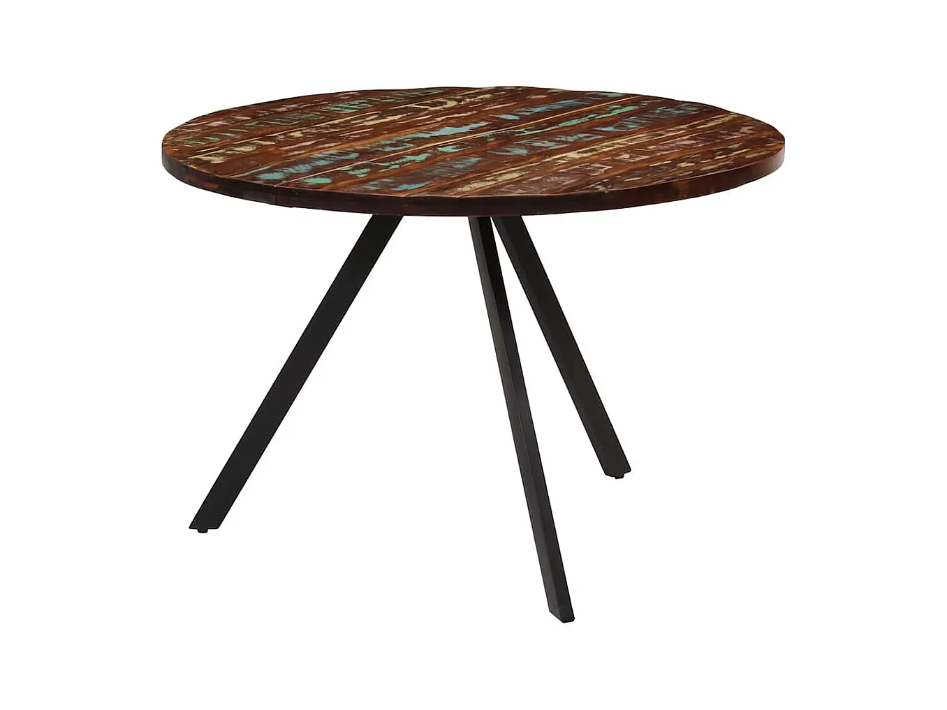 Table à manger 110x75 cm Bois massif de récupération