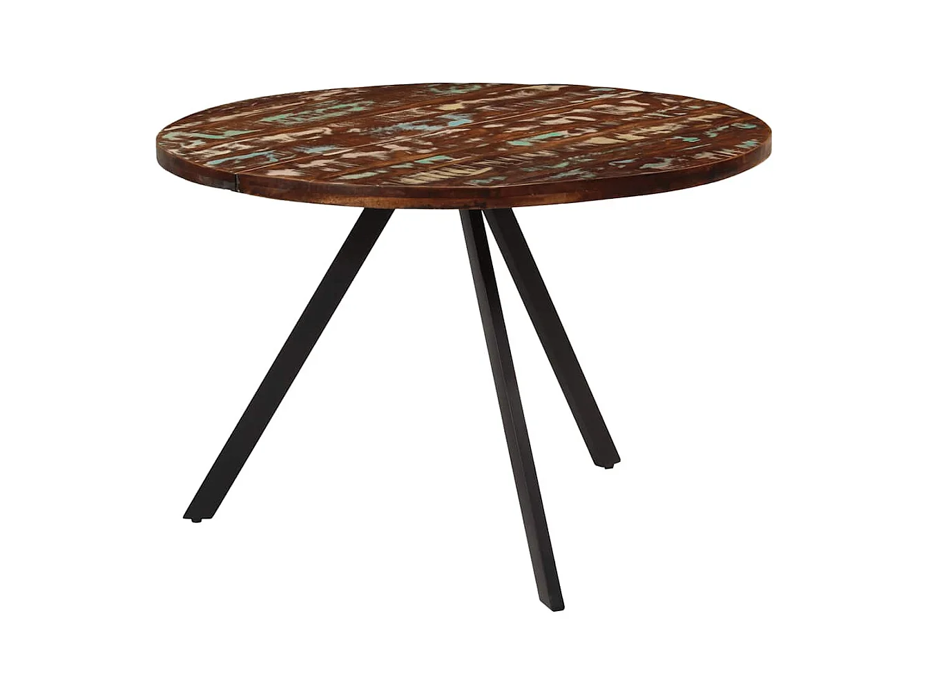 Table à manger 110x75 cm Bois massif de récupération