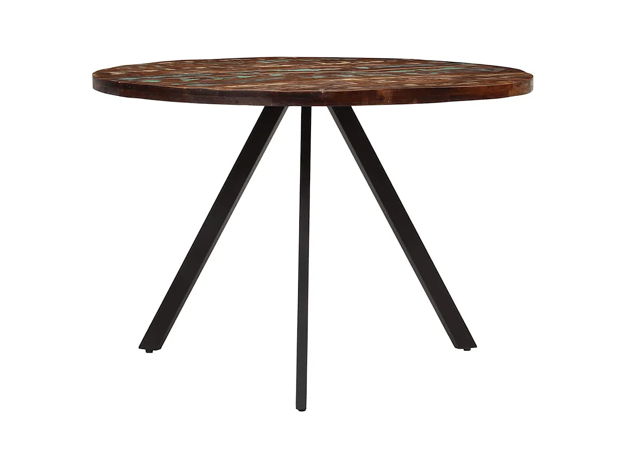 Table à manger 110x75 cm Bois massif de récupération