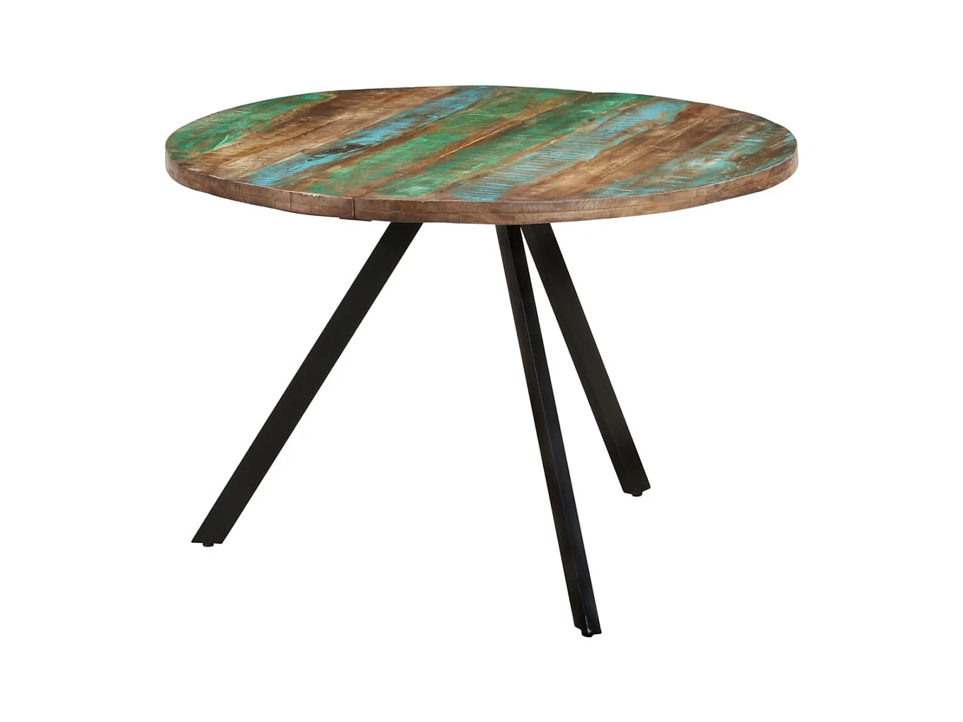 Table à manger 110x75 cm Bois massif de récupération