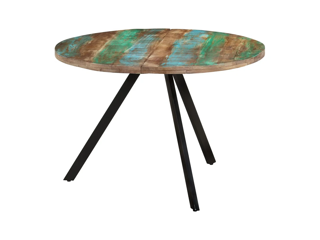 Table à manger 110x75 cm Bois massif de récupération