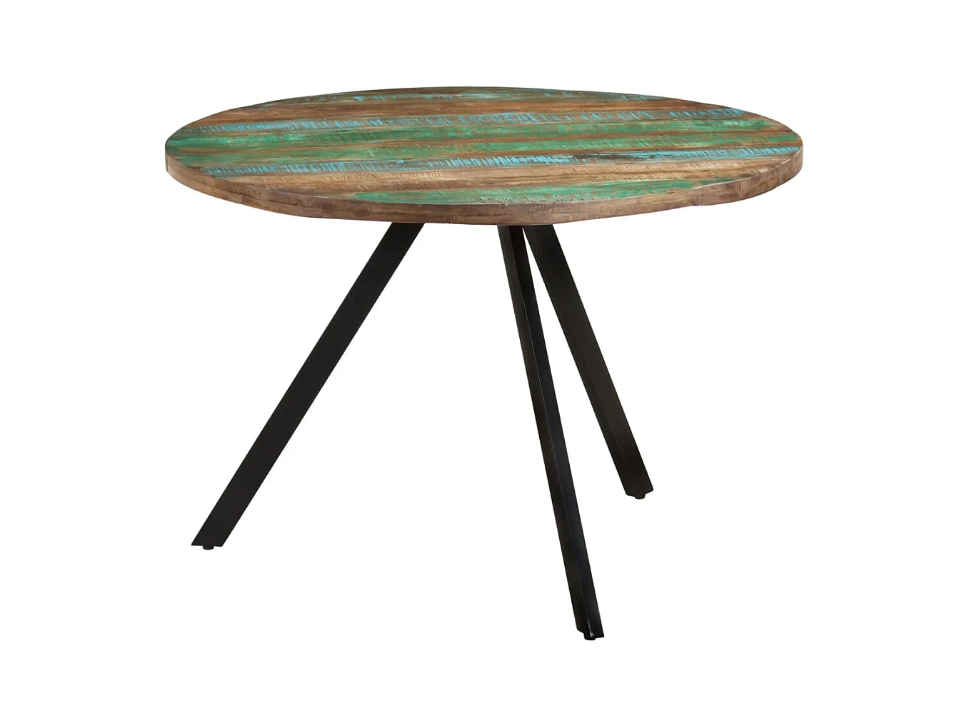 Table à manger 110x75 cm Bois massif de récupération