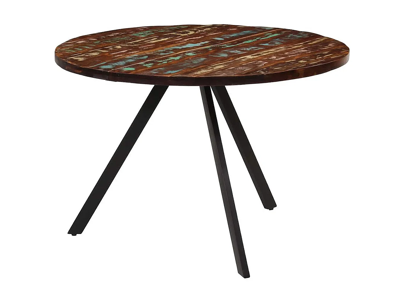 Table à manger 110x75 cm Bois massif de récupération