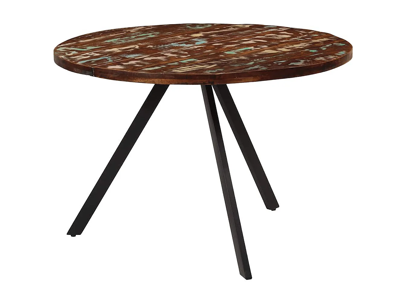 Table à manger 110x75 cm Bois massif de récupération