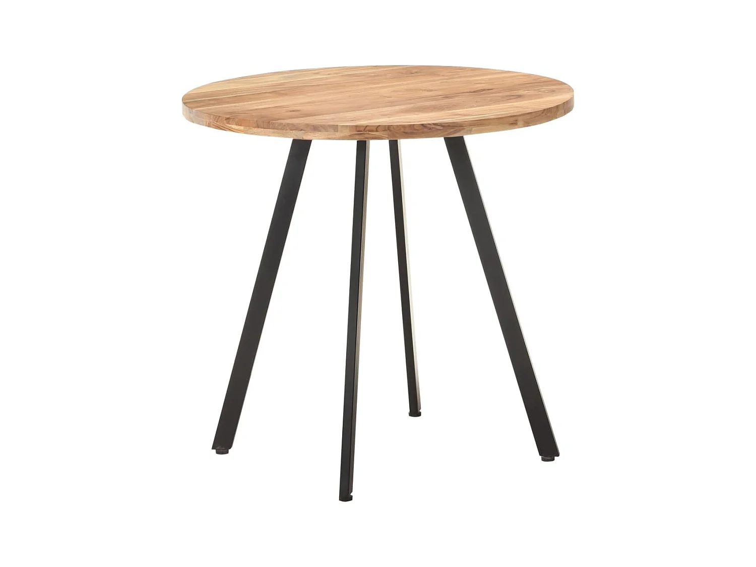 Table de salle à manger 80 cm Bois d'acacia solide