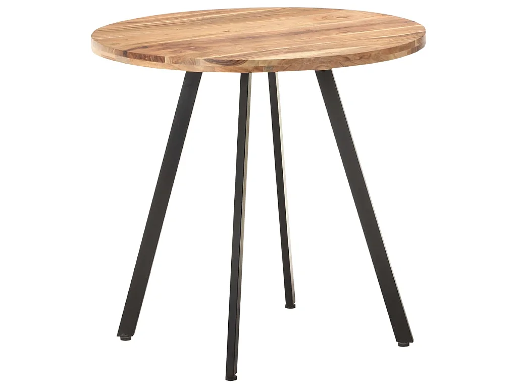 Table de salle à manger 80 cm Bois d'acacia solide
