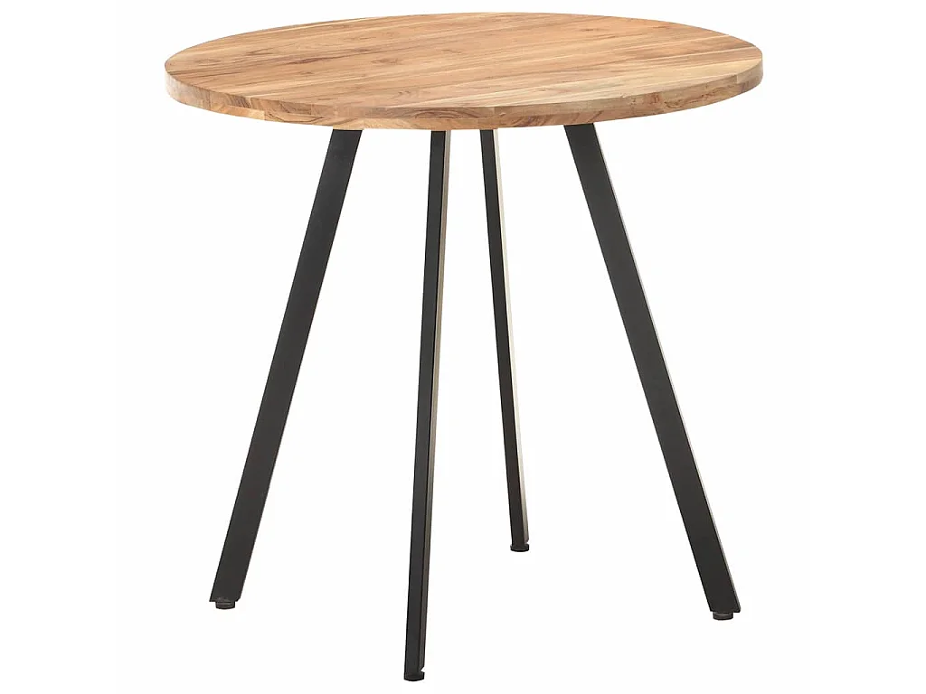 Table de salle à manger 80 cm Bois d'acacia solide