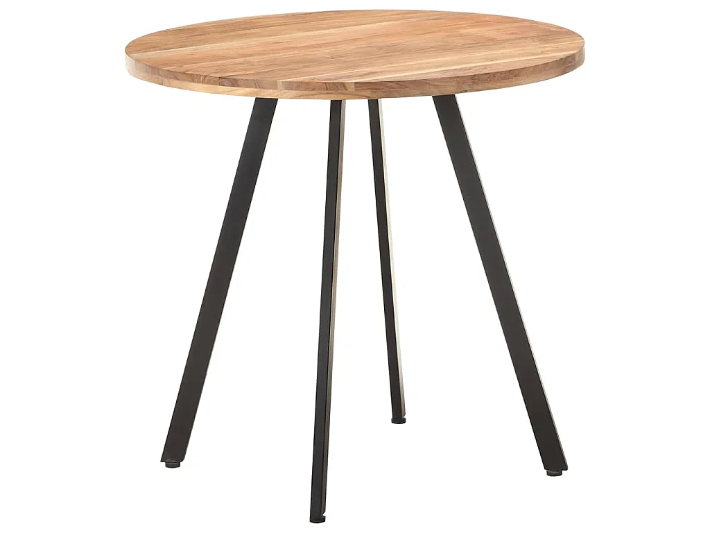 Table de salle à manger 80 cm Bois d'acacia solide