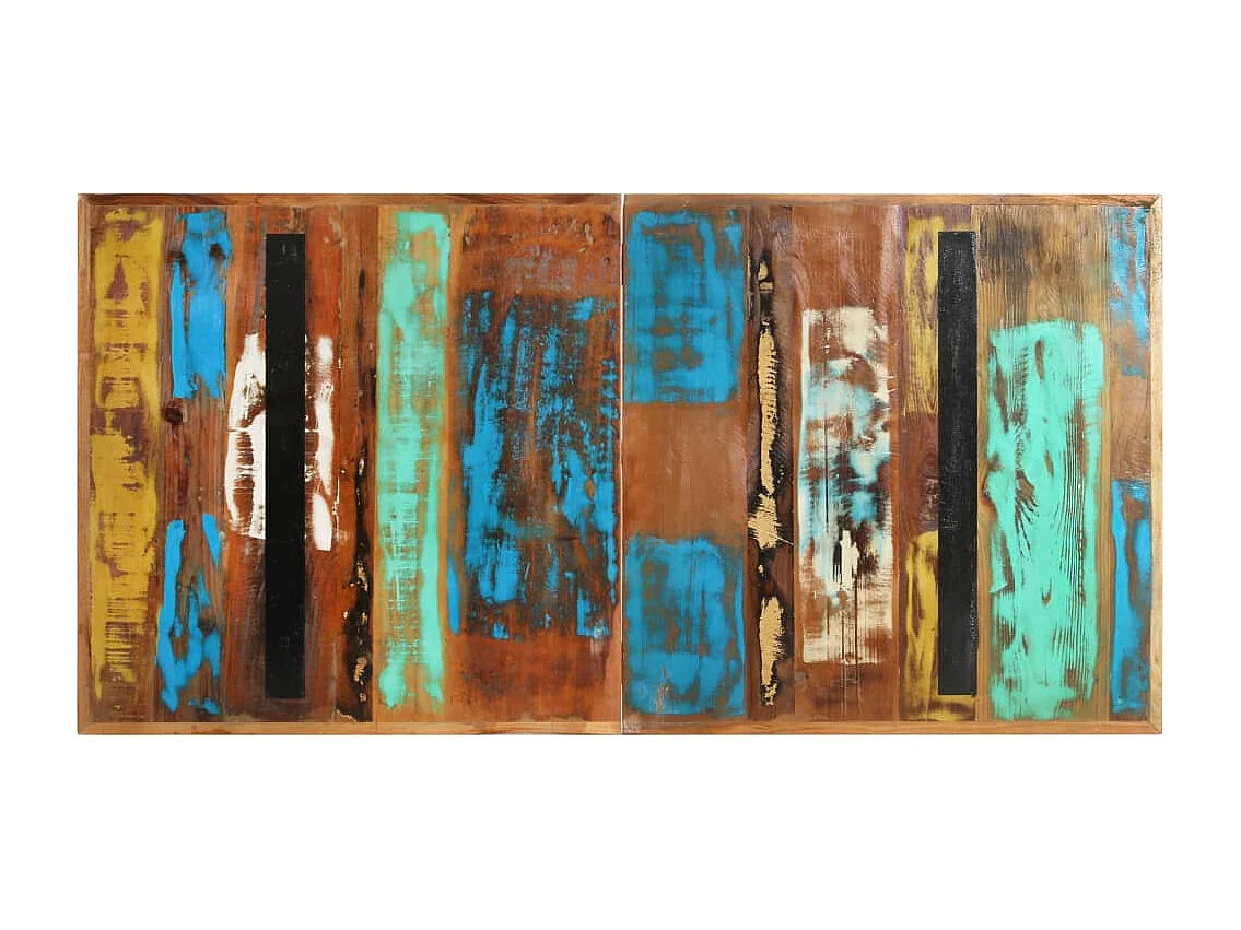 Table à manger 140x70x76 cm Bois de récupération massif