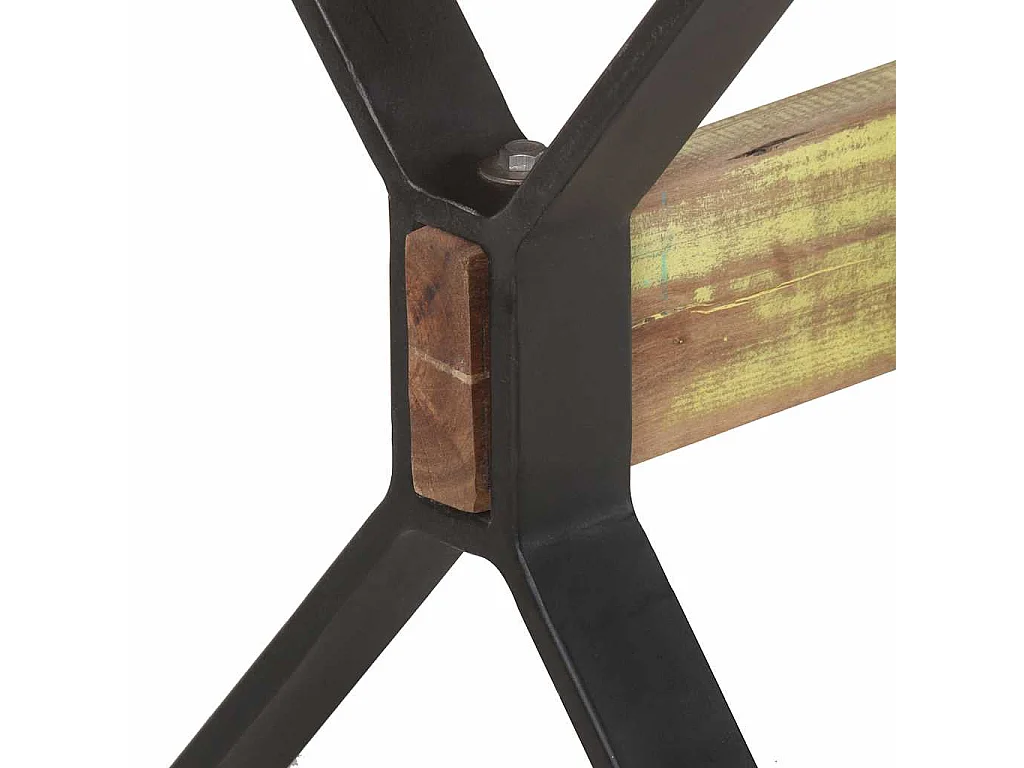 Table à manger 140x70x76 cm Bois de récupération massif