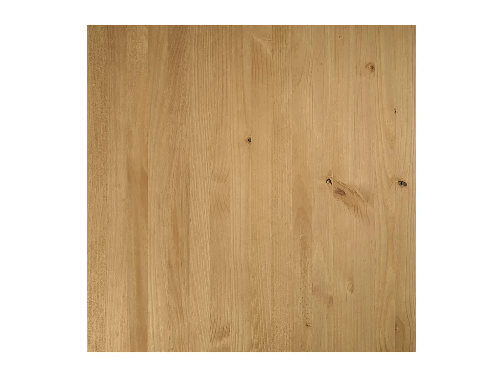 Table à manger NOAIN pieds en forme de U 160x90x75cm massif pin