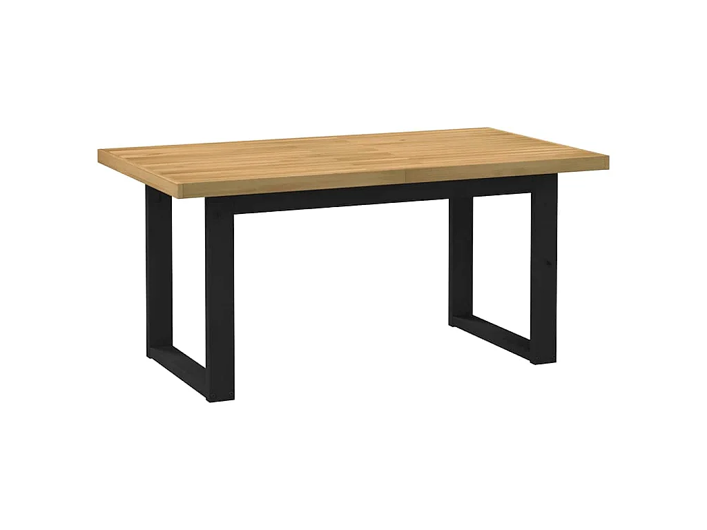 Mesa de jantar NOAIN Pernas em forma U 160x90x75cm pinho maciço