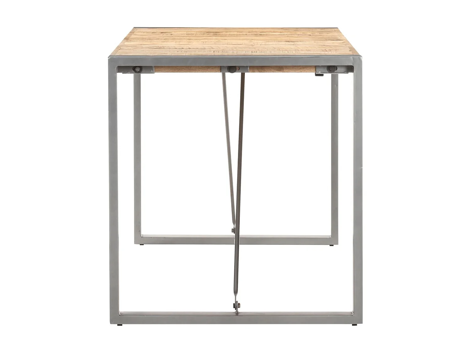 Table à dîner 140x70x75 cm Bois de manguier massif brut