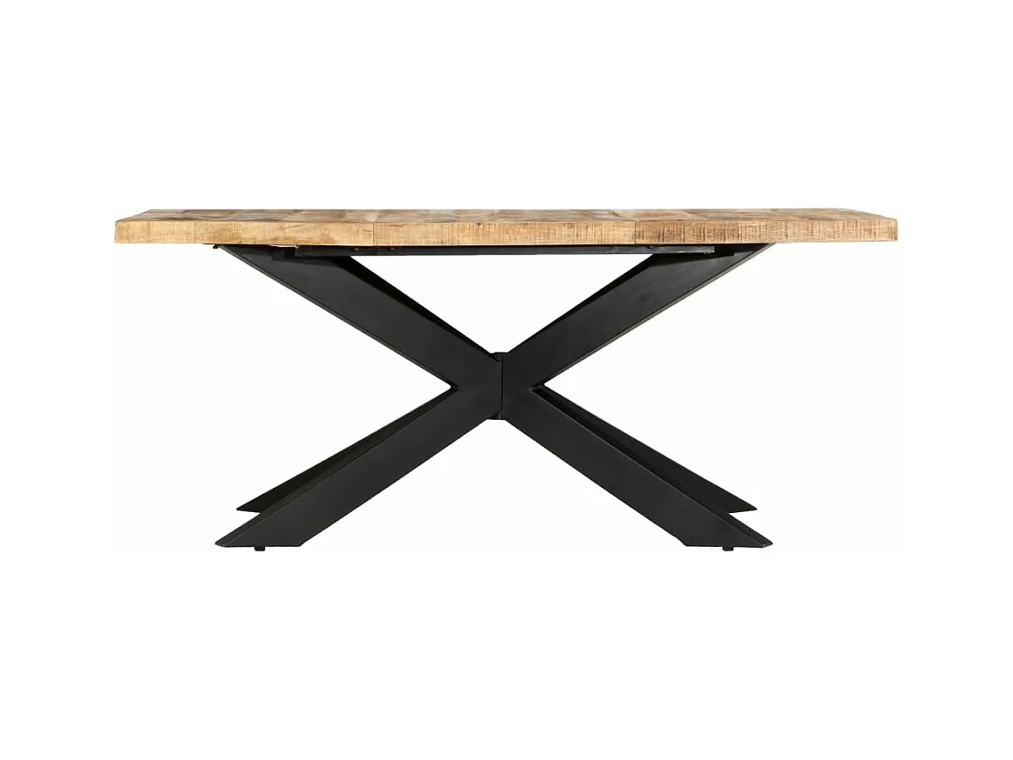 Table à dîner 180x90x76 cm Bois de manguier brut solide