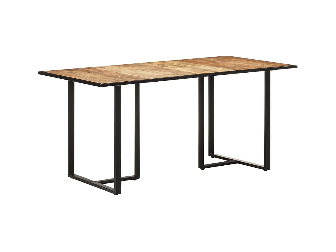 Table de salle à manger 160 cm Bois de manguier brut
