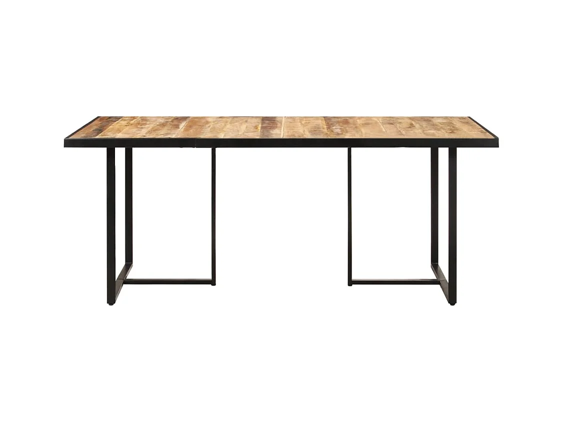 Table de salle à manger 160 cm Bois de manguier brut