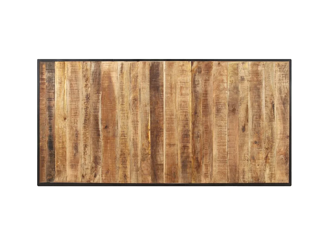 Table de salle à manger 160 cm Bois de manguier brut