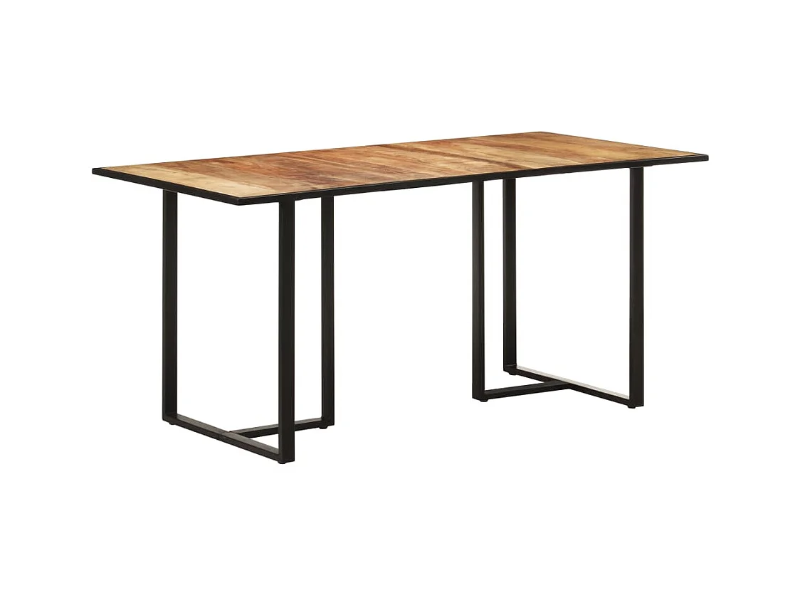 Table de salle à manger 160 cm Bois de manguier brut
