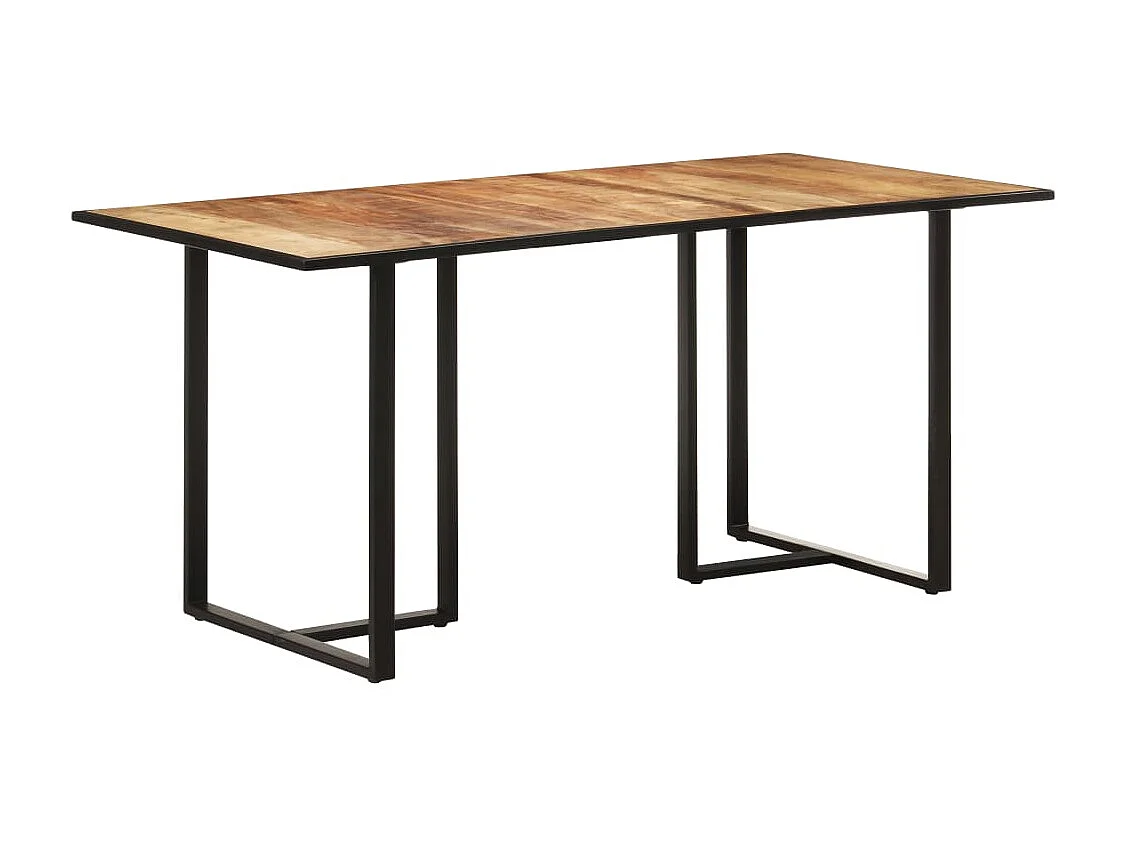 Table de salle à manger 160 cm Bois de manguier brut