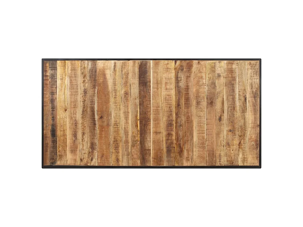 Table de salle à manger 160 cm Bois de manguier brut