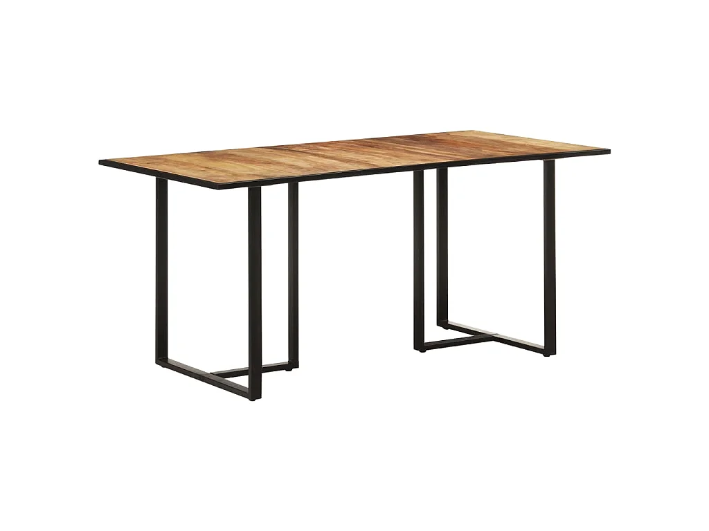 Table de salle à manger 160 cm Bois de manguier brut