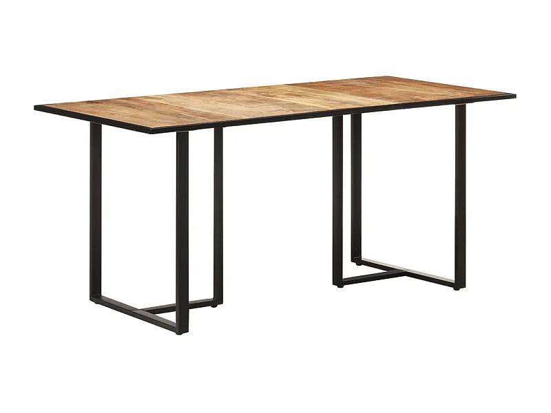 Table de salle à manger 160 cm Bois de manguier brut